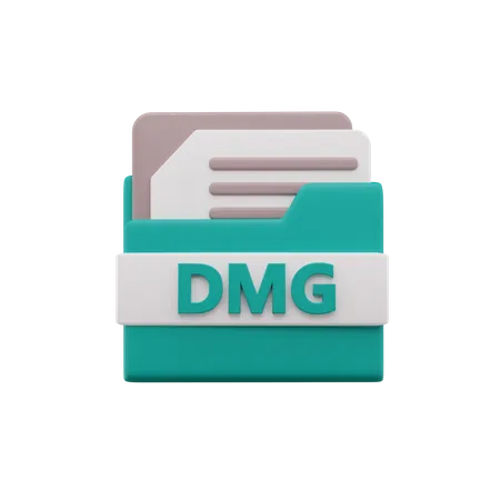 Arquivo dmg  3D Icon