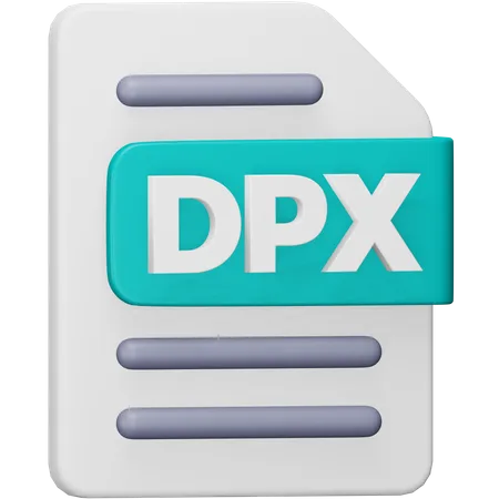 Arquivo dpx  3D Icon