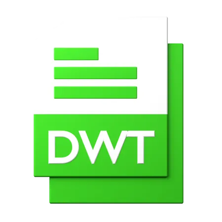 Arquivo dwt  3D Icon