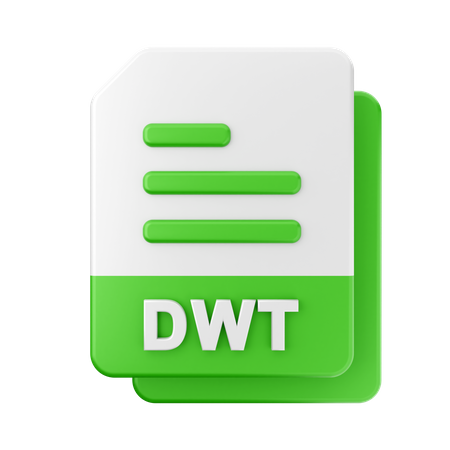 Arquivo dwt  3D Icon