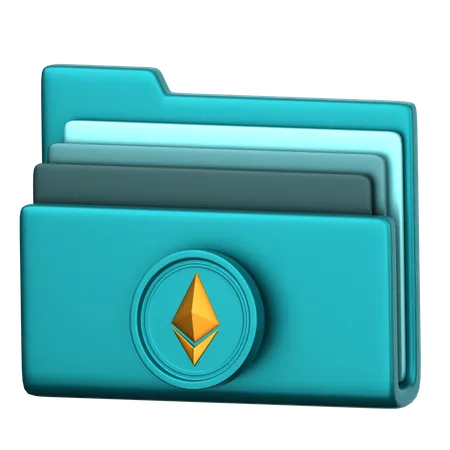 Arquivo eth  3D Icon