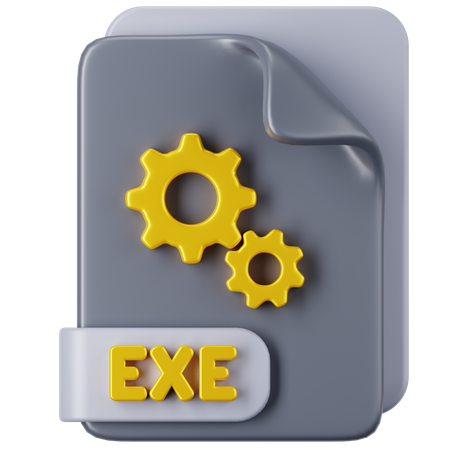 Arquivo exe  3D Icon