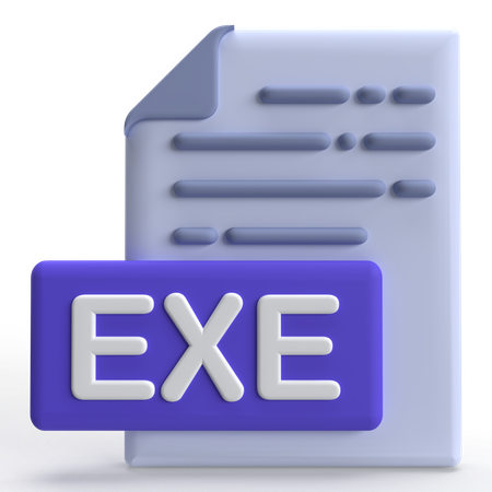 Arquivo exe  3D Icon