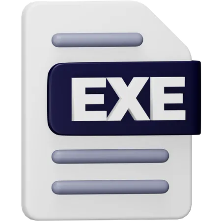 Arquivo exe  3D Icon