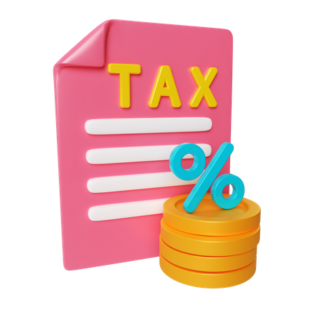Arquivo fiscal  3D Icon