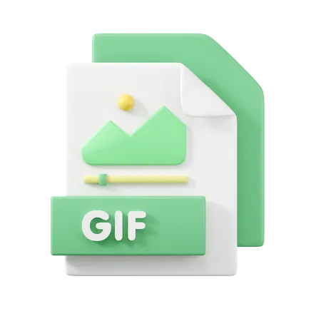 Arquivo gif  3D Icon