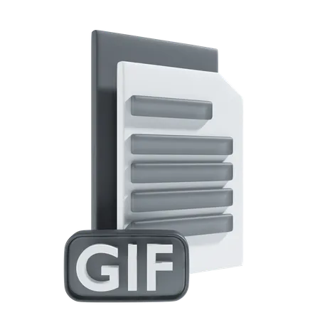 Arquivo gif  3D Icon