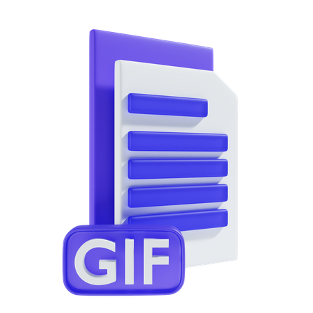 Arquivo gif  3D Icon