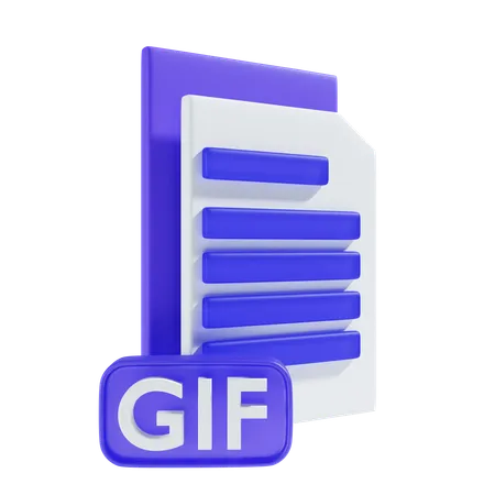 Arquivo gif  3D Icon