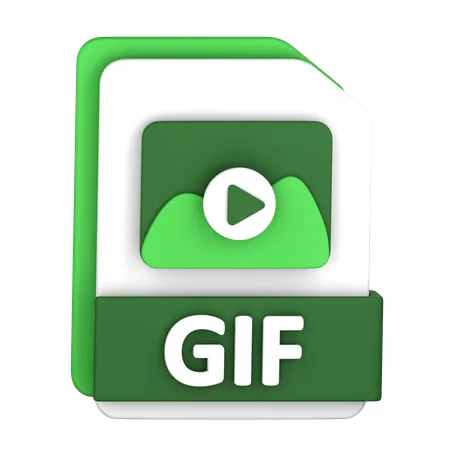 Arquivo gif  3D Icon