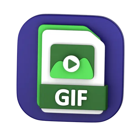 Arquivo gif  3D Icon