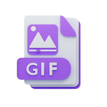 Arquivo gif  3D Icon