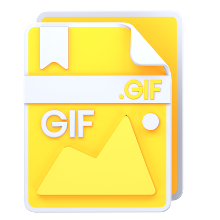 Arquivo gif  3D Icon