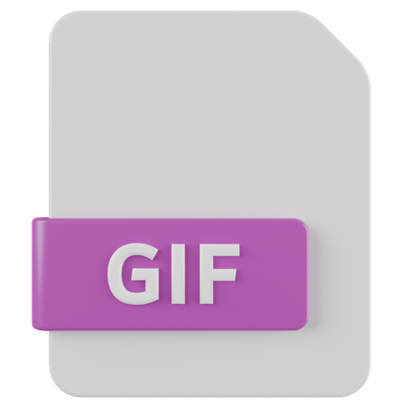 Arquivo gif  3D Icon