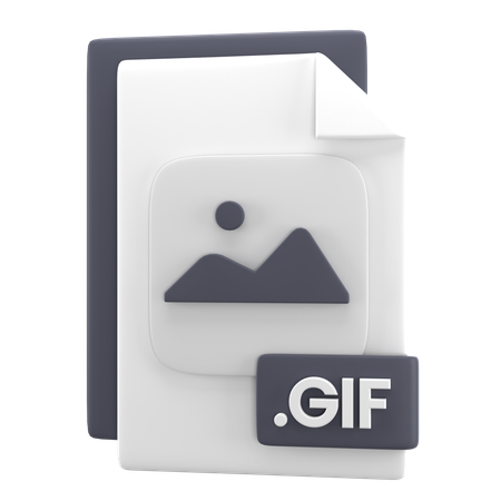 Arquivo gif  3D Icon