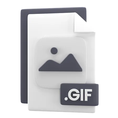 Arquivo gif  3D Icon