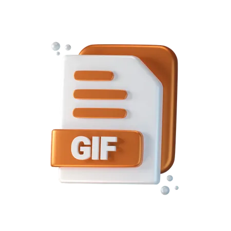 Arquivo gif  3D Icon