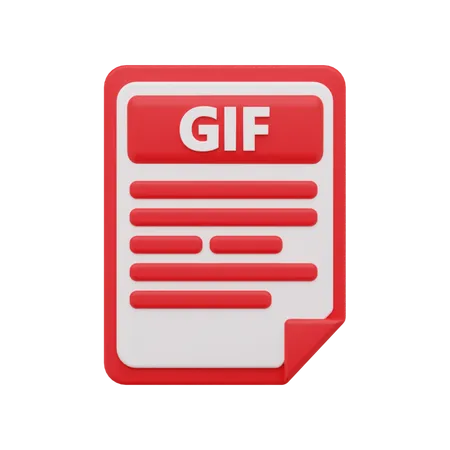 Arquivo gif  3D Icon