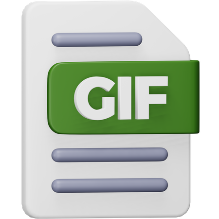 Arquivo gif  3D Icon