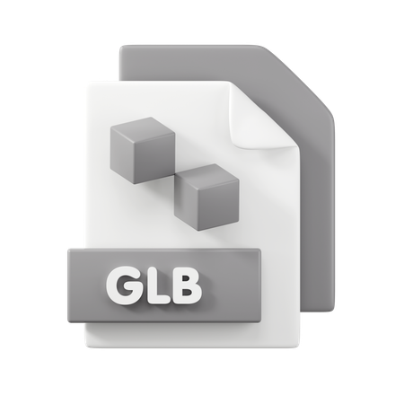 Arquivo glb  3D Icon