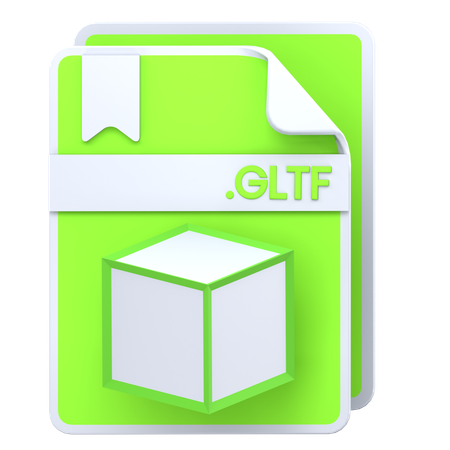 Arquivo GLTF  3D Icon