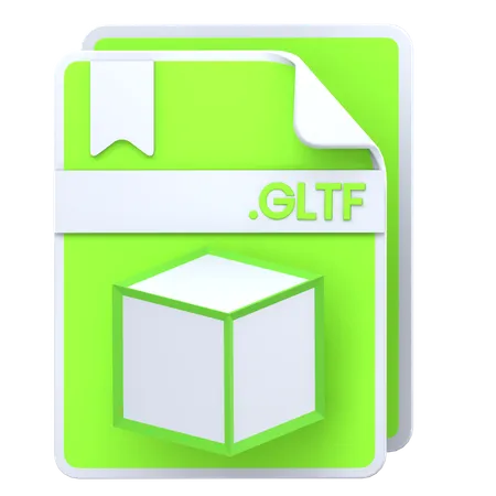 Arquivo GLTF  3D Icon