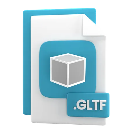 Arquivo GLTF  3D Icon