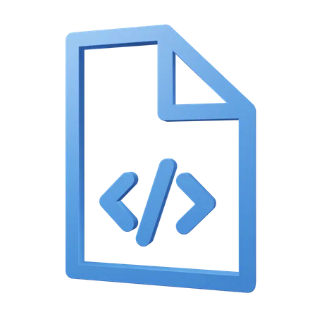 Arquivo HTML  3D Icon