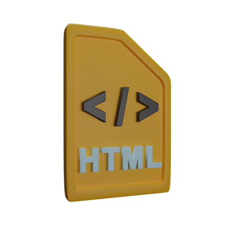 Arquivohtml  3D Icon