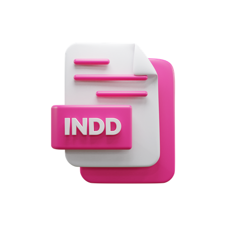 Arquivo indd  3D Icon