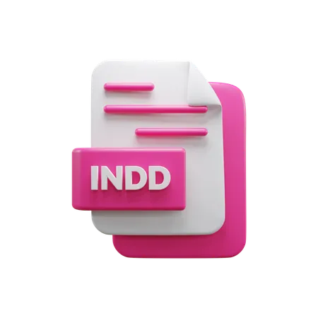 Arquivo indd  3D Icon