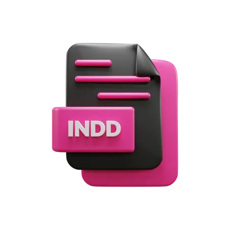 Arquivo indd  3D Icon