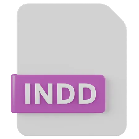 Arquivo indd  3D Icon