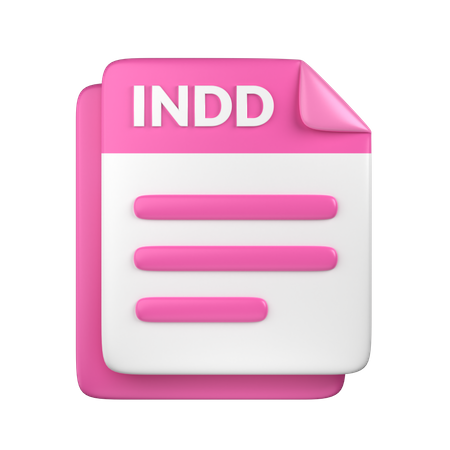 Arquivo indd  3D Icon