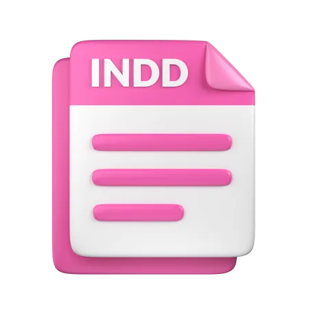 Arquivo indd  3D Icon