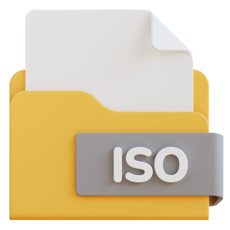 Arquivo iso  3D Icon