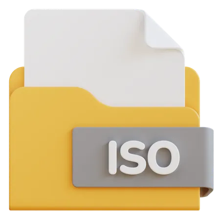 Arquivo iso  3D Icon