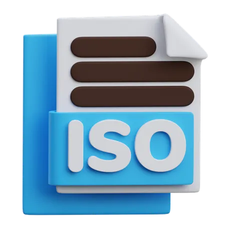 Arquivo iso  3D Icon