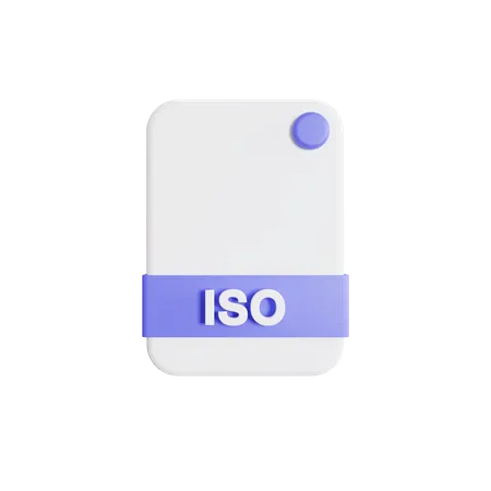 Arquivo iso  3D Icon