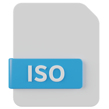 Arquivo iso  3D Icon