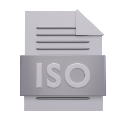 Arquivo iso  3D Icon