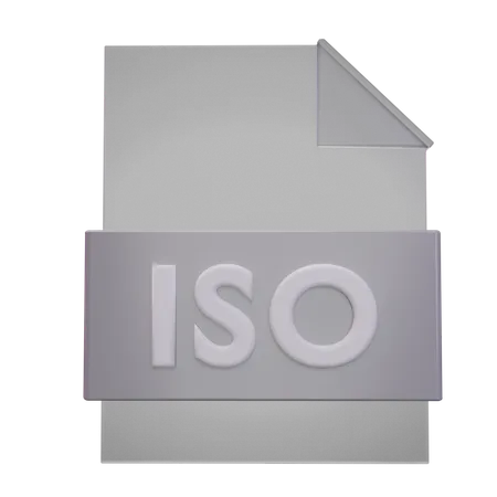 Arquivo iso  3D Icon