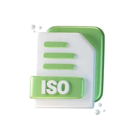 Arquivo iso  3D Icon