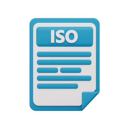 Arquivo iso  3D Icon