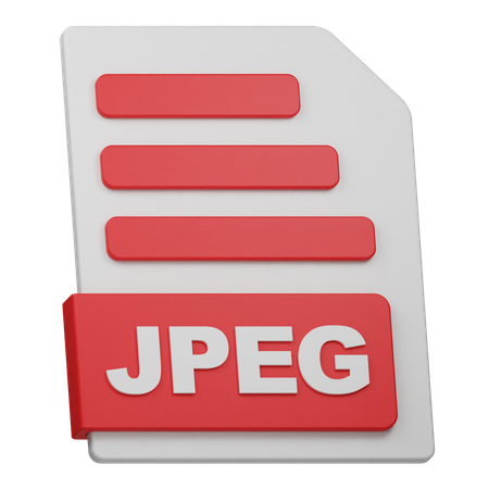 Arquivo jpeg  3D Icon