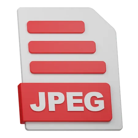 Arquivo jpeg  3D Icon