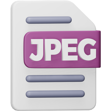 Arquivo jpeg  3D Icon