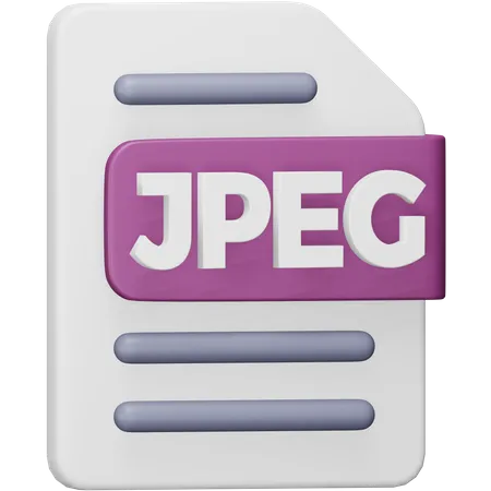 Arquivo jpeg  3D Icon