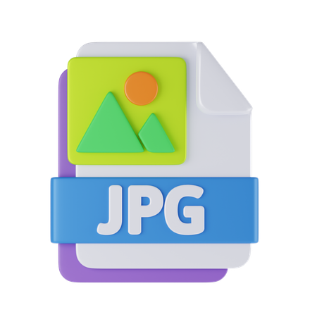 Arquivo jpg  3D Icon