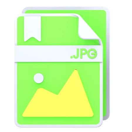 Arquivo jpg  3D Icon